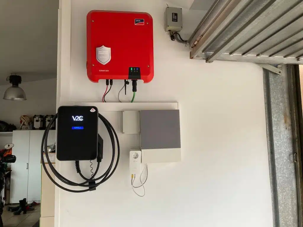 Punto de recarga para vehículo eléctrico