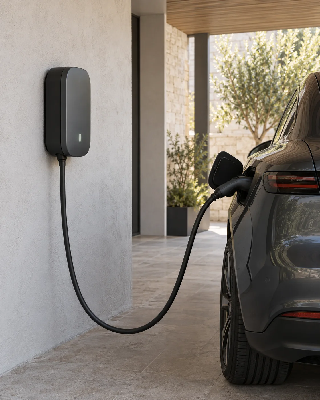 Imagen ilustrativa: Recarga de vehículo eléctrico